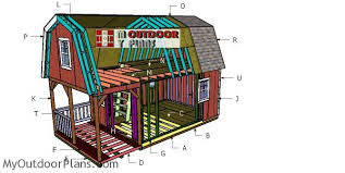 12 22 Small Barn Cabin With Porch