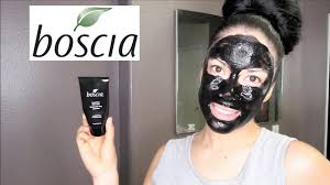 boscia black mask try on and review