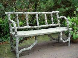 Wooden Cement Work Garden Furniture