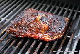 beef brisket on the gas grill