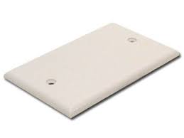 Blank Cover Wall Plate White