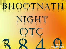 New Bhootnath Night Panel Satta Matka Game Chart Result And