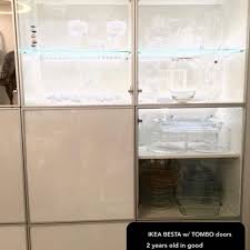 Ikea Display Cabinet With Glass Shelves