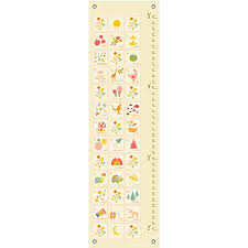 Oopsy Daisy Growth Chart Everything Abc Cream 12x42 By