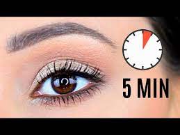 5 minute eye makeup for work