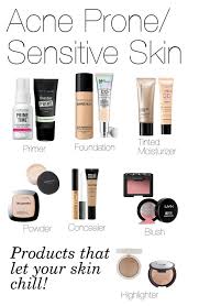 make up essentials for acne e skin