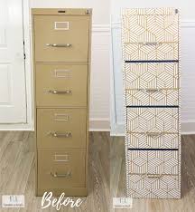 diy file cabinet makeover with l and