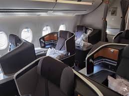 sas business cl in the airbus a350