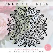 Valentine S Day Mandala Free Svg Cut File Gina C Creates