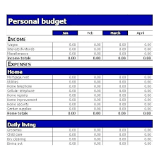 Household Expenses Excel Template Home Monthly Free Finance
