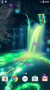 neon waterfalls live wallpaper 1 4 free