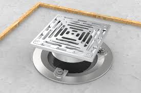 how to install floor drains frost