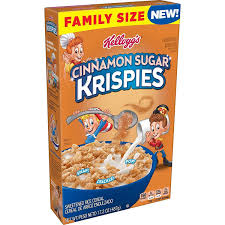 is cinnamon sugar rice krispies cereal