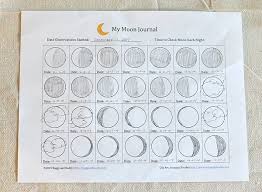 Astronomy For Kids Moon Journal Free Printable Buggy
