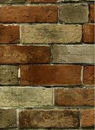Textured Brick Wallpaper Wood Wallpaper