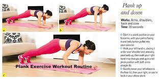 Up Down Plank Exercise Guide Plank Exercises Routine