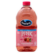 ocean spray cranberry juice pink