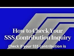 check your sss contribution inquiry