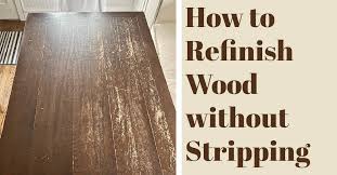 Refinish Wood Furniture Without