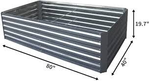 galvanized steel raised garden bed kit