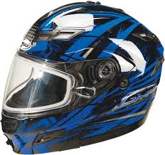 Gm54s Modular Helmet Black Blue Silver Xs Gmax