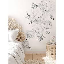 Blushing Peonies Vinyl Wall Sticker