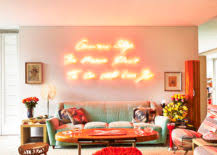 Very affordable and brings mood to your space. Daring Home Decor Neon Lights For Every Room