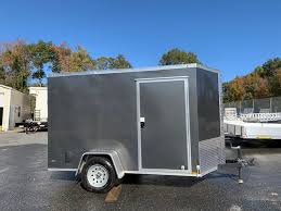 10 charcoal enclosed trailer w r