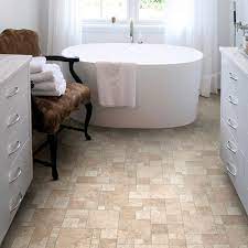 natural stone tile effect cushioned