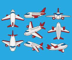 free cartoon airplane vectors vector