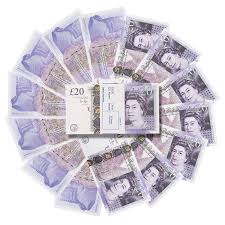 The united kingdom's (uk) currency is known as the british pound. Fake British Pounds For Sale Prop Money Uk Pounds Gbp Bank 20 Notes