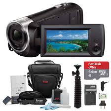Sony Hd Video Recording Hdrcx405 Hdr Cx405 B Handycam Camcorder Black 64gb Premium Bundle
