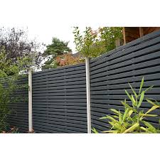double slatted fence panel