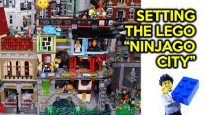 Modifying & Setting the LEGO Ninjago City in a Custom LEGO City - YouTube