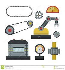 Part Of Machinery Manufacturing Work Detail Gear Mechanical