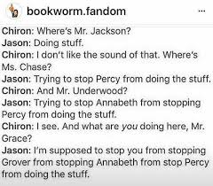 cliché percabeth at goode the call to