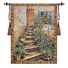 Tuscan Villa Tapestry Wall Hanging Art