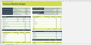personal finance excel templates