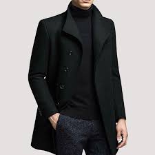Buy Mens Wool Coat Men S Casual Thick