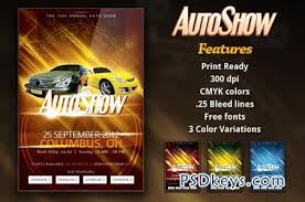 Autoshow Flyer Template 983 Free Download Photoshop Vector