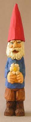 Hand Carved Gnome Wood Carving Hand