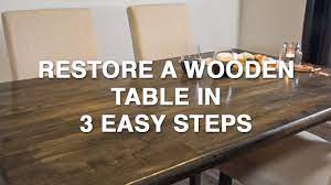 re a wooden table in 3 easy steps