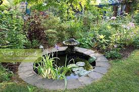 Circular Small Pond Stock Photo By