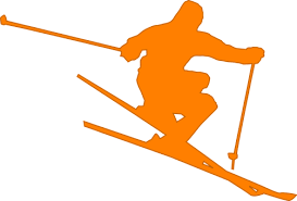 Image result for skiing pumpkin clipart