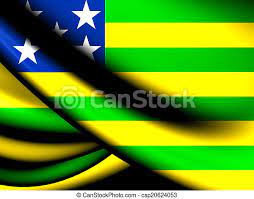 Córrego bandeira a partir de mapcarta, o mapa livre. Goias Brazil Bandeira Goias Brazil Fim Bandeira Cima Canstock