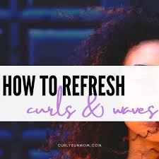 How to refresh 2nd & 3rd day waves products i used: How To Refresh Curls In The Morning Curly Bun Mom