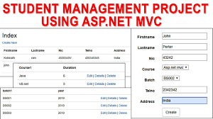 student management system project asp