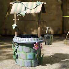 Hand Painted Fairy Wishing Well The