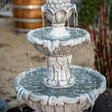 3 Tier Water Fountain Outdoor Garden