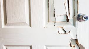 how to re a wooden door after it